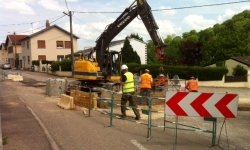 Travaux assainissement - Rue A. Briand